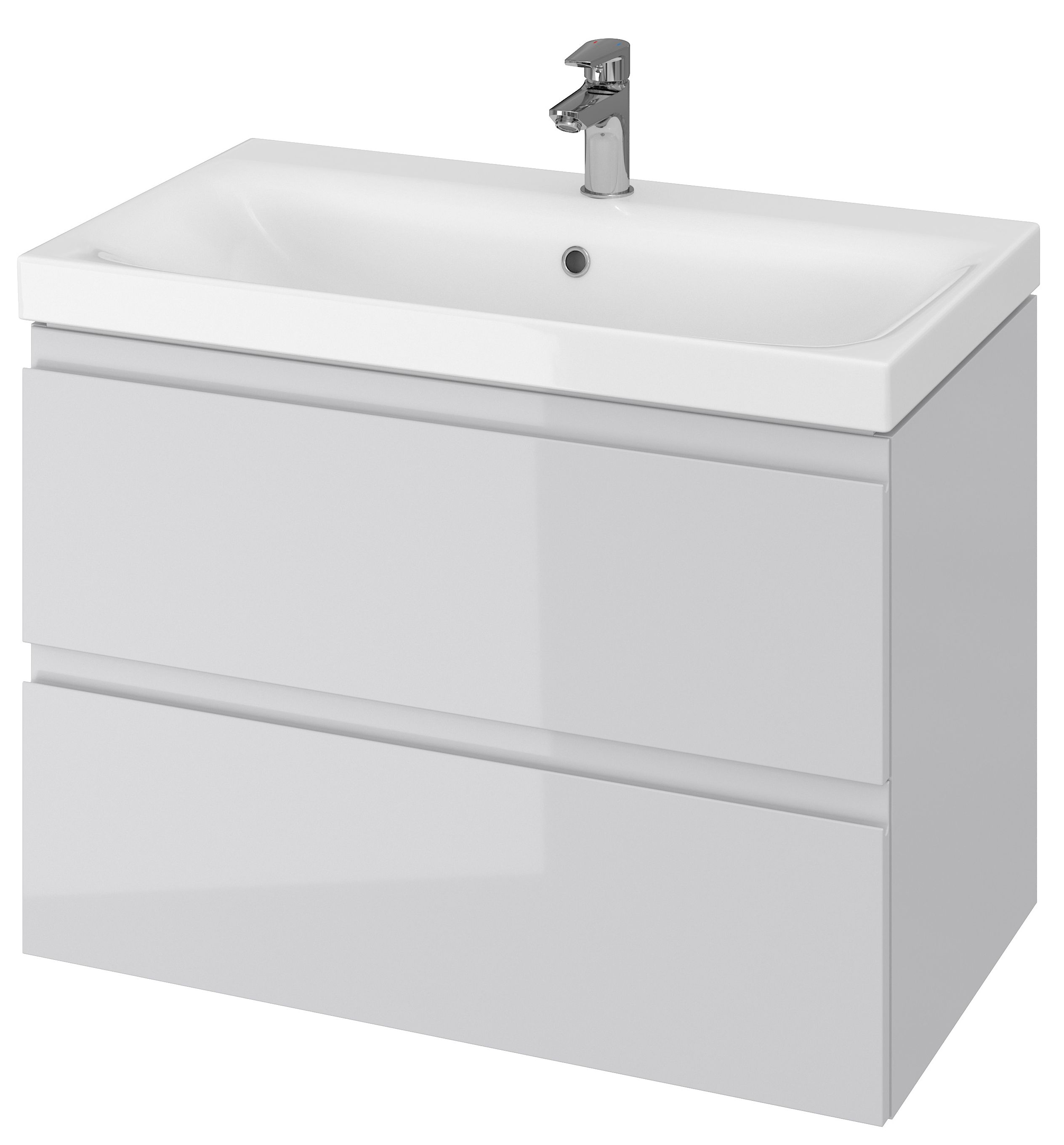 Cersanit Moduo szafka 80 cm podumywalkowa szara S929-007