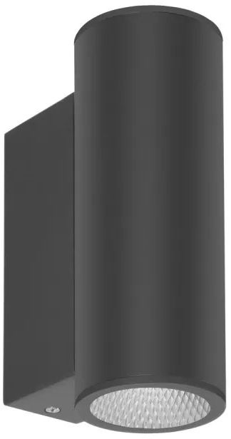Italux Lenta kinkiet zewnętrzny 1x14 W czarny piaskowany OWL-2804-2-4K