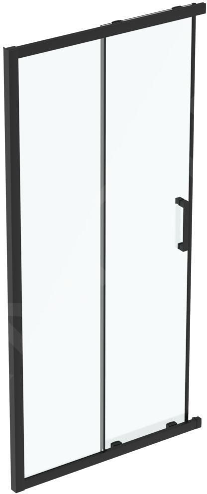 Ideal Standard Connect 2 drzwi prysznicowe 100 cm rozsuwane czarny mat/szkło przezroczyste K9262V3