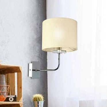 Candellux Estera kinkiet 1x40W kremowy/chrom 21-11473