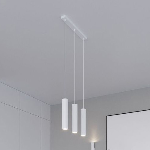 Sollux Lighting Lagos lampa wisząca 3x40W biała SL.0325