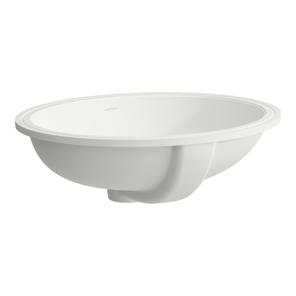 Laufen Savoy umywalka 50x41 cm owalna podblatowa biała H8189427571551