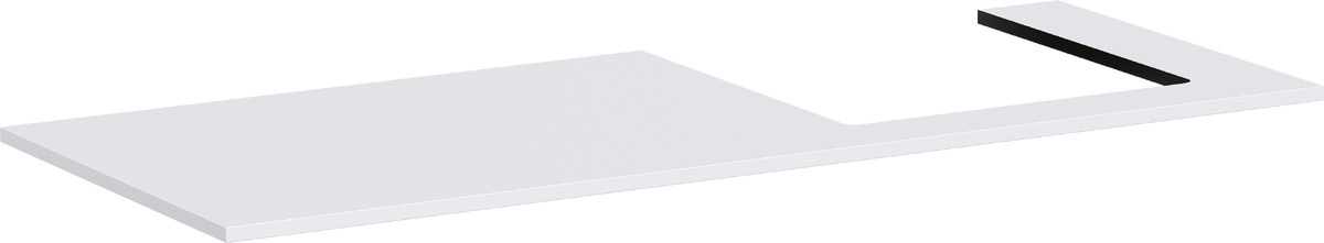 Darmowa Dostawa - Blat naszafkowy 137.5x55 cm biały Hansgrohe Xilesa E 54273700