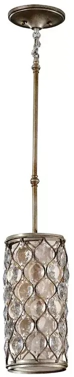 Darmowa Dostawa - Lampa wisząca 1x60 W srebrna Elstead Lighting Lucia FELUCIAPD