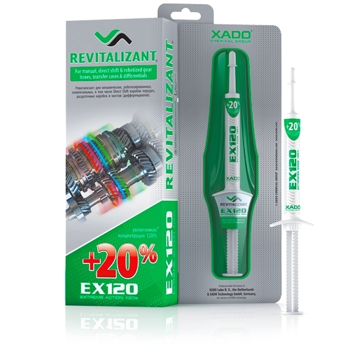 XADO EX120 DO MANUALNYCH SKRZYŃ BIEGÓW/REDUKTORÓW 8ML - Petrostar