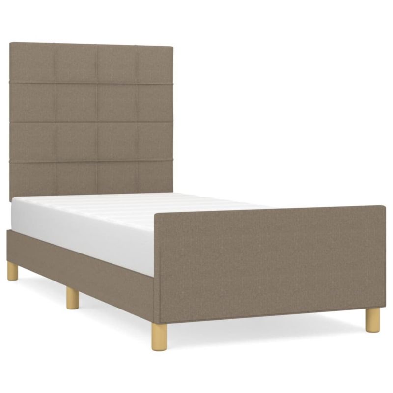 Łóżko tapicerowane WaszeMeble 90x190 cm Brązowe WM-3125021 1 szt.