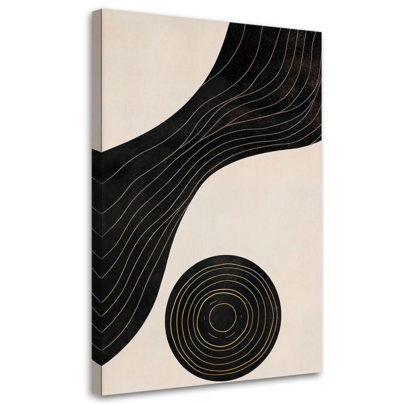 Obraz do salonu Feeby Abstrakcja Linie Koło 70x100cm 1szt