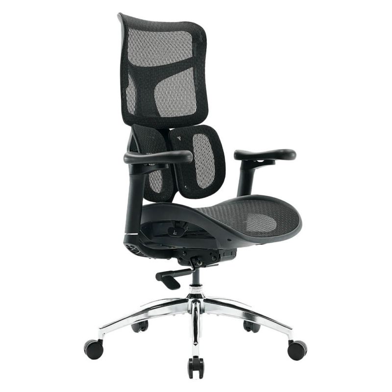 Fotel ergonomiczny 4D Spacetronik Springo SPC-SPRINGO-22B czarny, 1 szt.