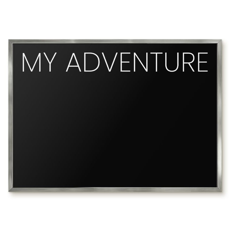 Tablica Magnetyczna Na Magnesy Tulup 70x50 cm My adventure 8 - Srebrna rama Do salonu, sypialni 1 szt.