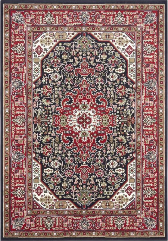Dywan Mojdywan tradycyjny do salonu 200x290cm,klasyczny wzór czerwono kremowy 1 szt.