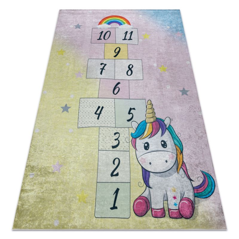 Dywan dla dzieci Bambino RugsX 80x150 cm róż DE038 1 szt.