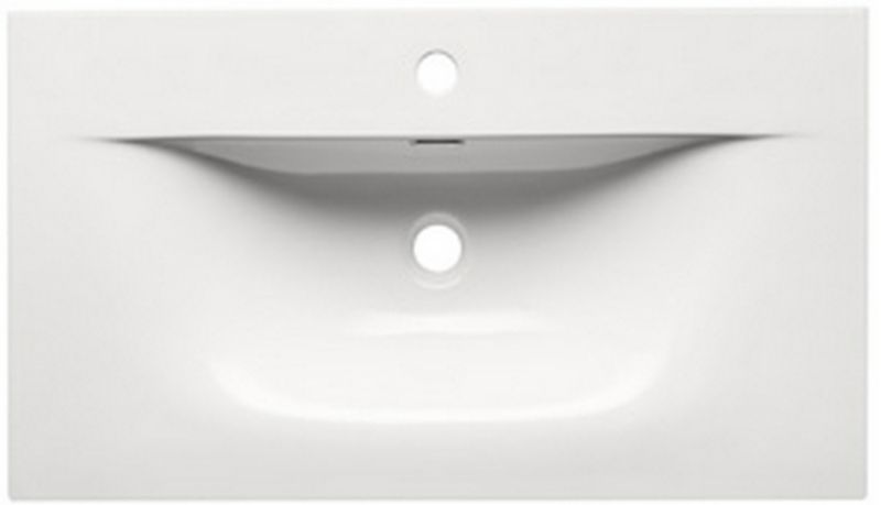 Umywalka meblowa Comad Sky prostokątna 81x46 cm biała z przelewem 1 szt.