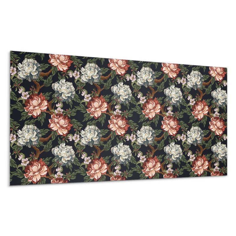 Panel samoprzylepny Wallfluent 100x50 cm Wzór kwiatów 1 szt.
