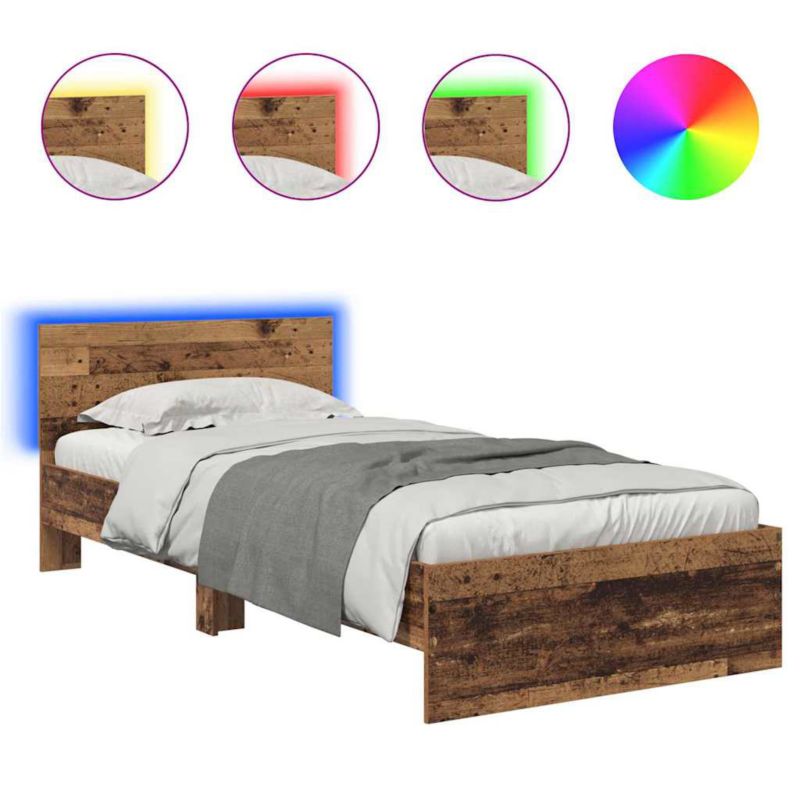 Łóżko WaszeMeble 90x190 cm Brązowe WM-885832 1 szt.