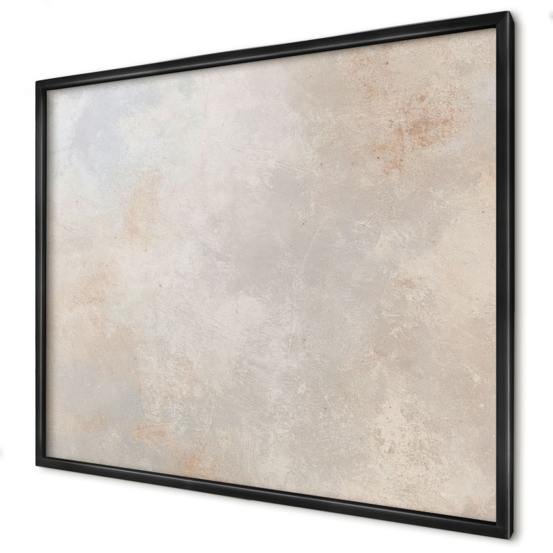 Ozdobna tablica na magnesy Wallfluent 80x60 Neutralne tło w czarnej ramie 1szt