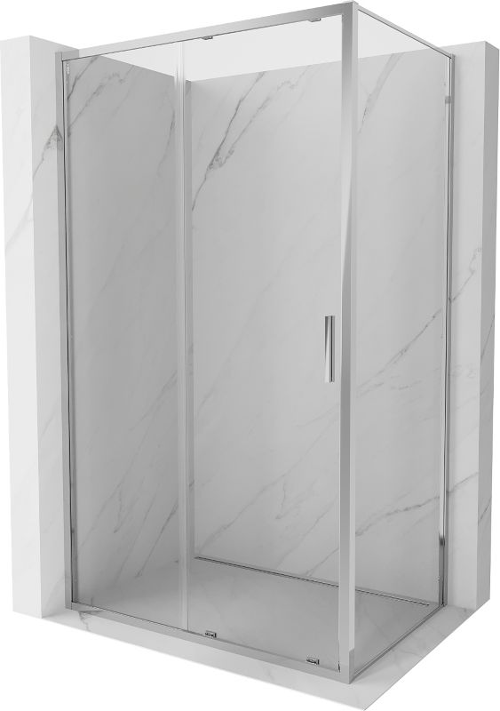 Kabina prysznicowa Mexen Exo rozsuwana 110 x 80 cm transparent chrom 1 szt.
