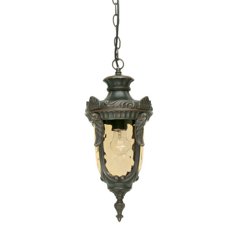 Lampa sufitowa zewnętrzna Elstead Philadelphia brązowa 1 x E27 x 20W IP44 wym: 38 x 19 x 19 cm - 1 szt.