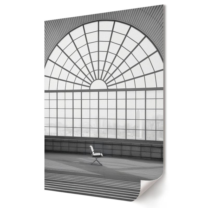Plakat canvas Wallfluent Format A2 Przestrzeń minimalistyczna Artysta El 1 szt.