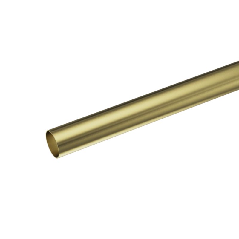 Drążek GoodHome Elasa 19 mm 240 cm złoty