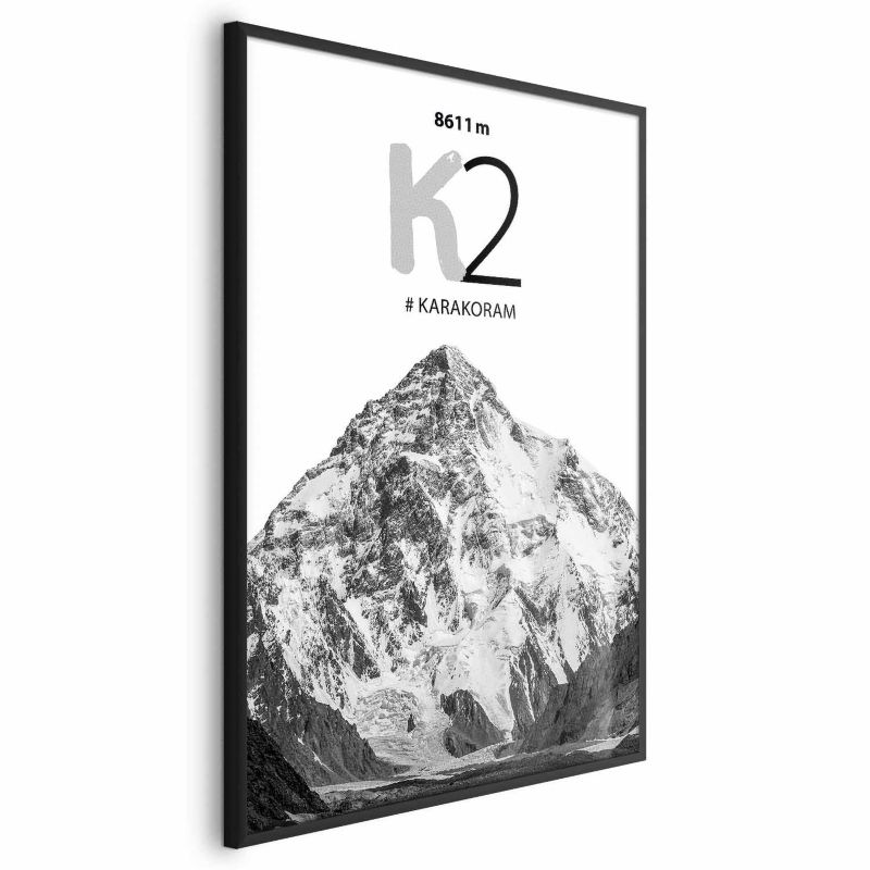 Plakat Artgeist K2 60x90 cm z ramą czarną 1 szt