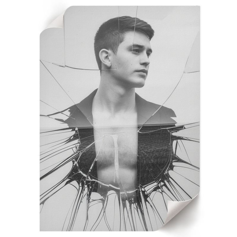 Plakat Do Pokoju Dziecka ArtPrintCave 42x59,5 cm Monochromatyczny portret Boa 1 szt.