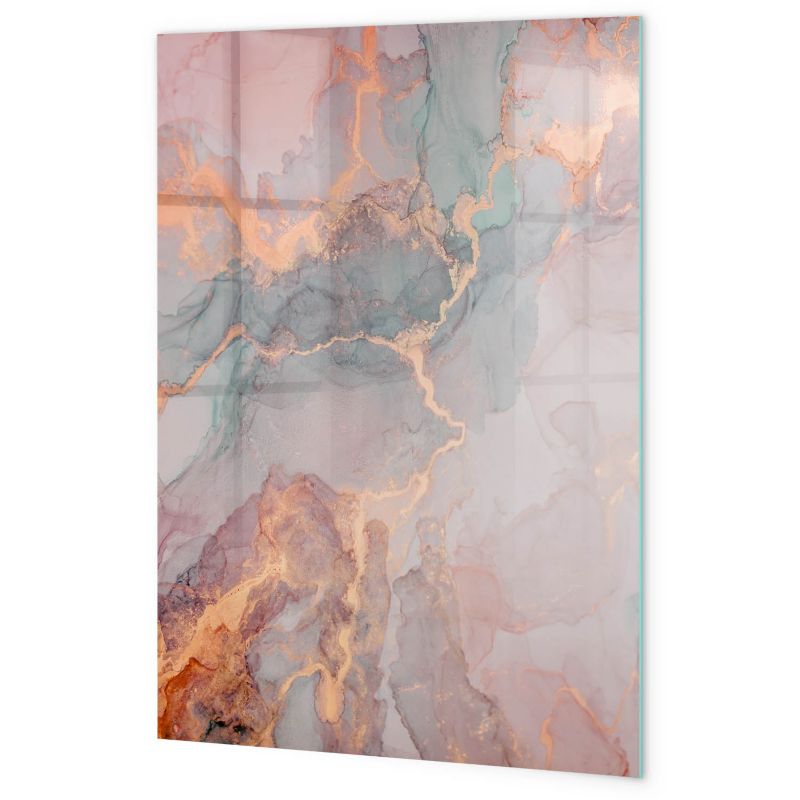 Tablica Magnetyczna Suchościeralna Tulup 40x60 cm Marmur krystaliczny Na notatki i zdjęcia Czarny marker 1 kpl