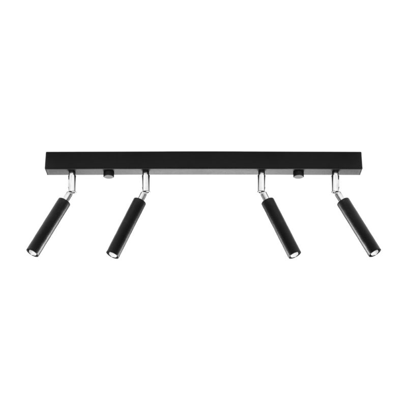 Reflektor sufitowy Pure Lume OPTIMA czarny-chromowany 4xG9x12W IP20 wym:23x60x3cm - 1 szt.