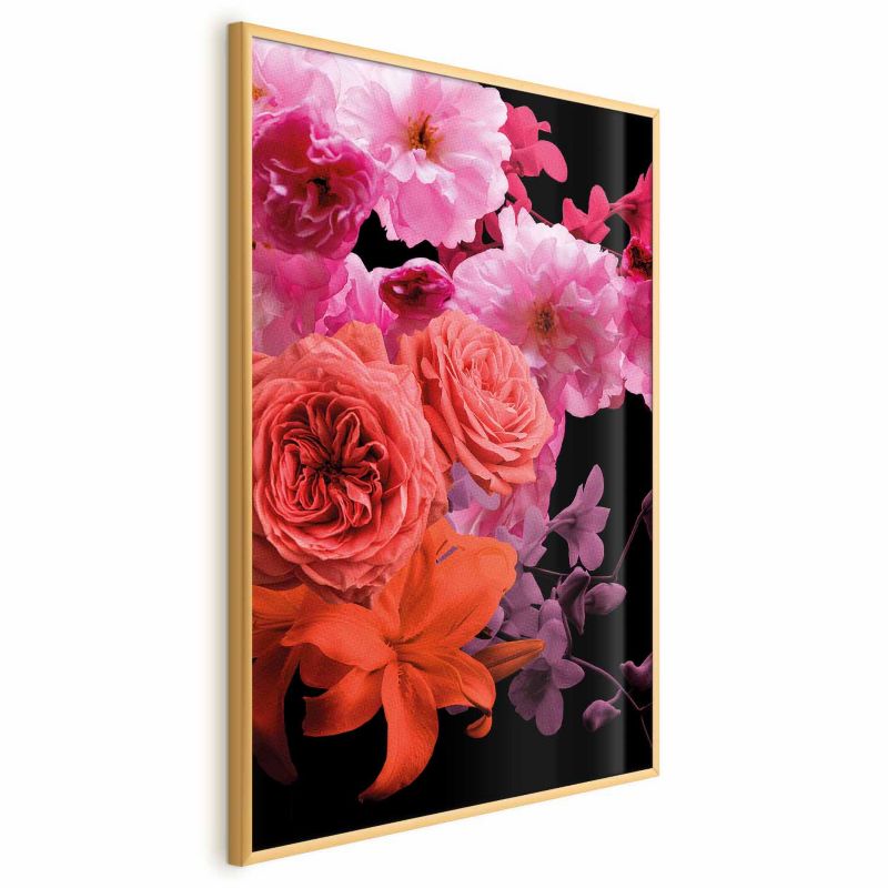 Plakat Artgeist Wiosenna bryza 21x30 cm z ramą złotą bez marginesu 1 szt