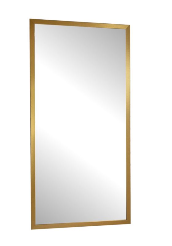 Lustro wiszące Profilmat 95x45 rama wąska 2,6cm kolor zloty 1szt.