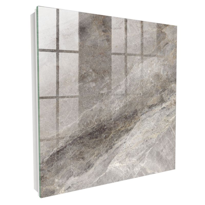 Metalowa Skrzynka Na Klucze Tulup 30x30 cm Tekstura kamienia - Biała - Otwierana na prawo 1 szt.