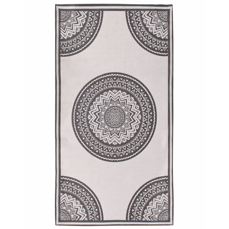 Dywan zewnętrzny Nellore Szary 80 x 150 cm 1 szt.