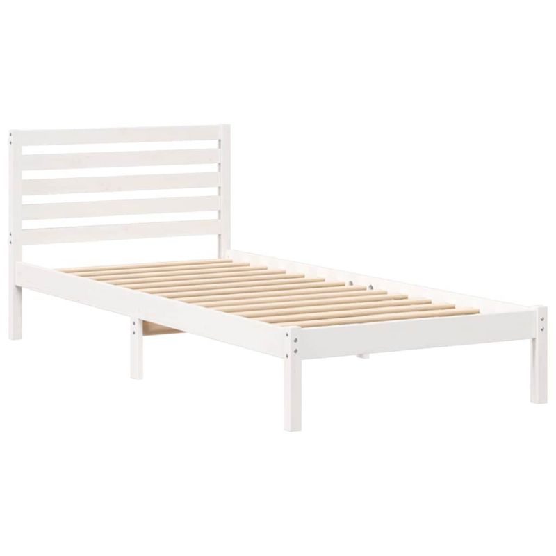Łóżko drewniane WaszeMeble 90x210 cm biały WM-872306 1 szt.