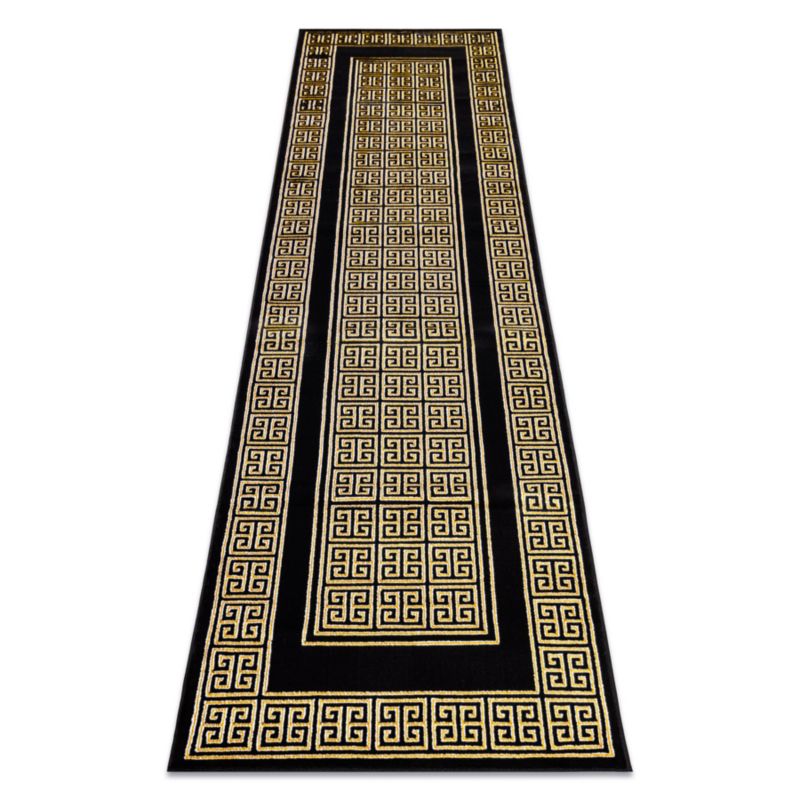 Chodnik Gloss RugsX 70x250 cm czarny AT3837 1 szt.