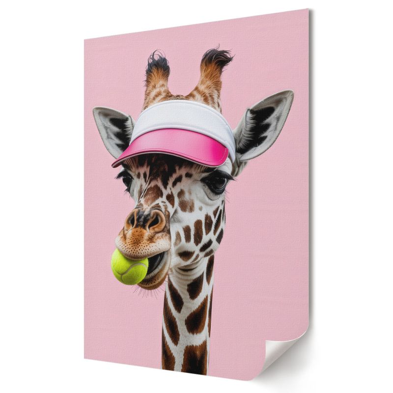Plakat na ścianę Wallfluent Format A4 Sportowa żyrafa Studio Mono Atelier 1 szt.