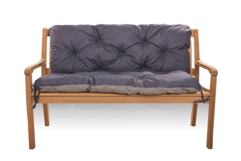 Poduszka na ławkę 3 os, Setgarden, 120x60x60 cm, Granatowa poduszka ogrdowa na huśtawkę lub ławkę, 1szt