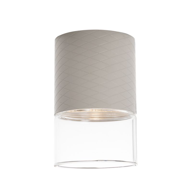 Reflektor sufitowy siateczkowy wzór Maxlight FUSION taupe LED 7W ciepła 3000K 356lm IP20 - 1 szt.