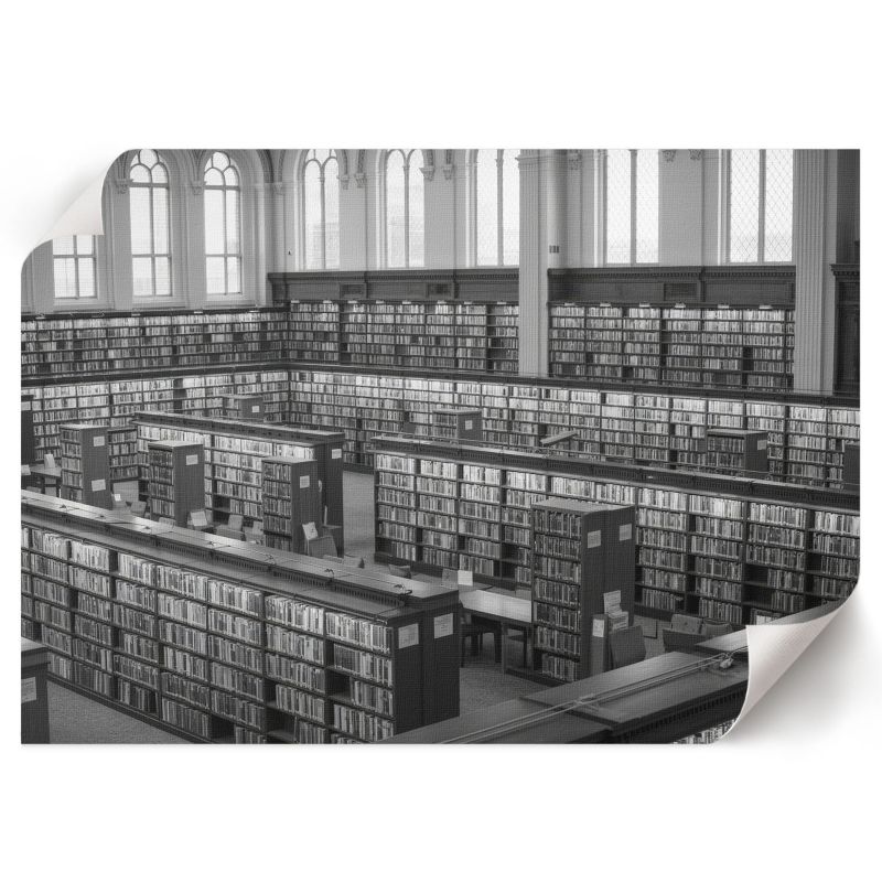 Plakat Do Salonu ArtPrintCave 29,7x21 cm Wnętrze biblioteki Visual Echo 1 szt.