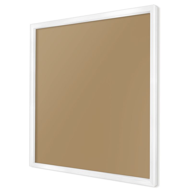 Magnetyczna tablica ozdobna Wallfluent 50x50 Kolor brązowy w białej ramie 1szt