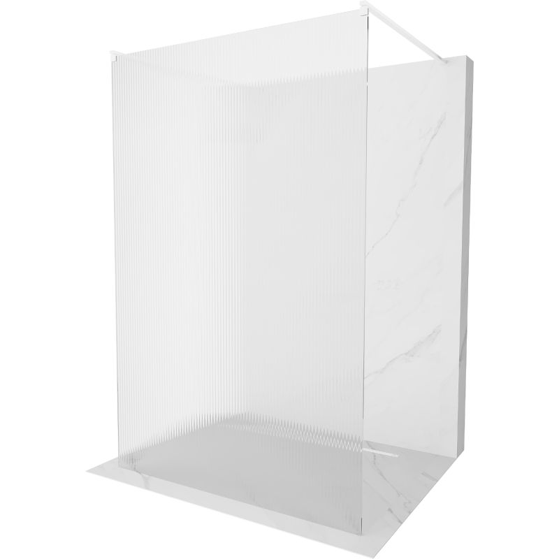 Ścianka prysznicowa Mexen Kioto biały 120x200 cm 800-120-002-20-09 1 szt.