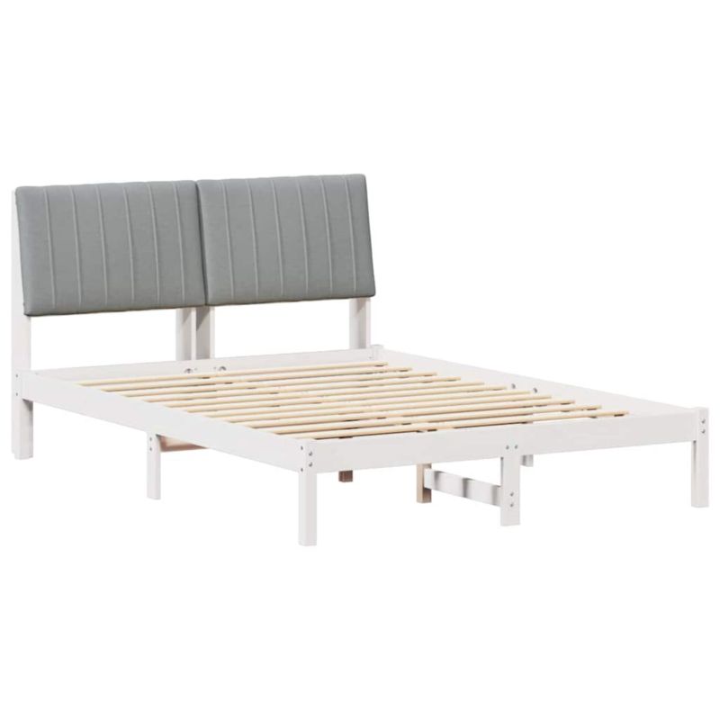 Łóżko Drewniane WaszeMeble 135x190 cm Białe WM-878903 1 szt.