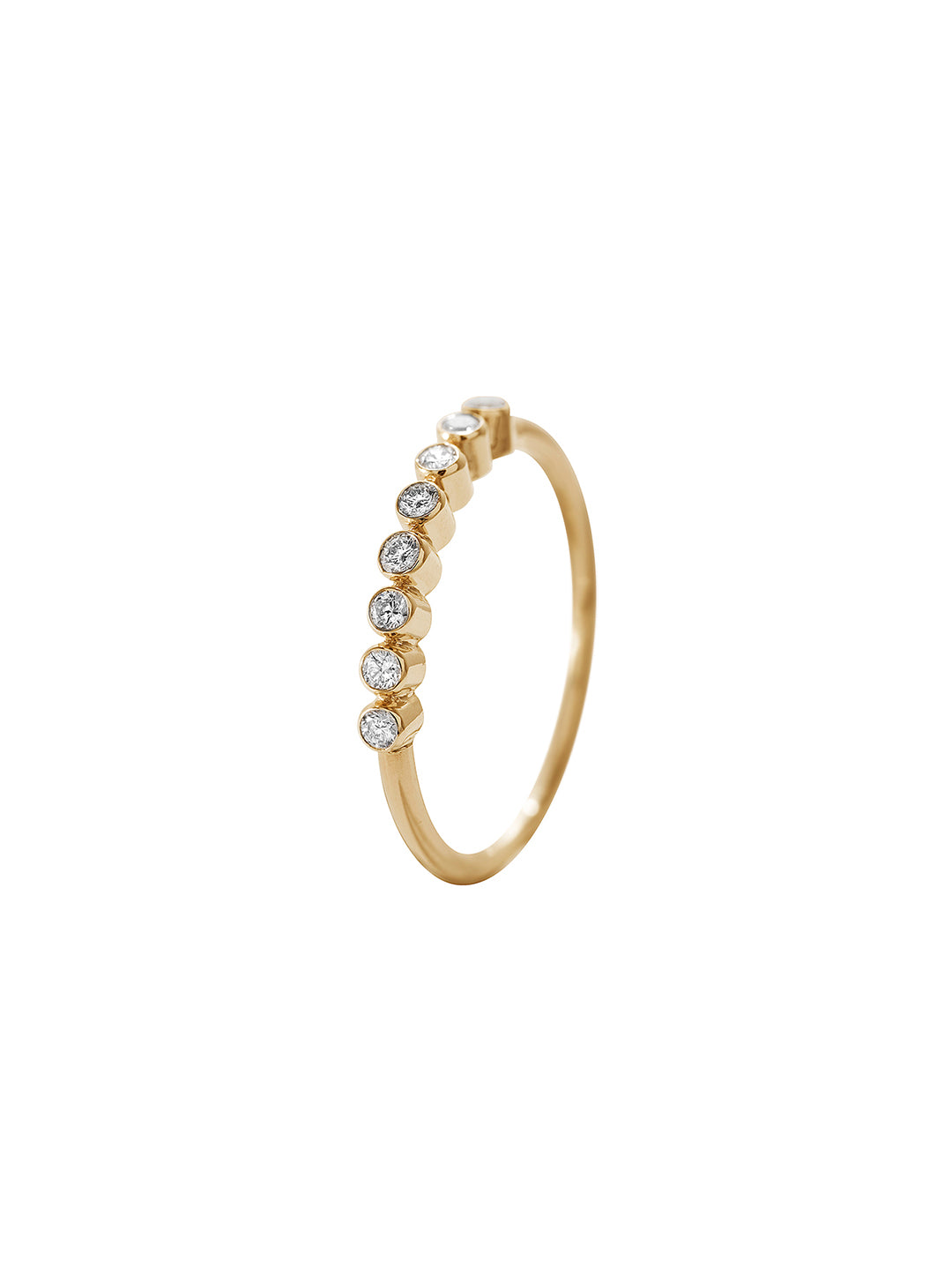 Charlotte Ring - unikatowy pierścionek z ośmioma brylantami, 15