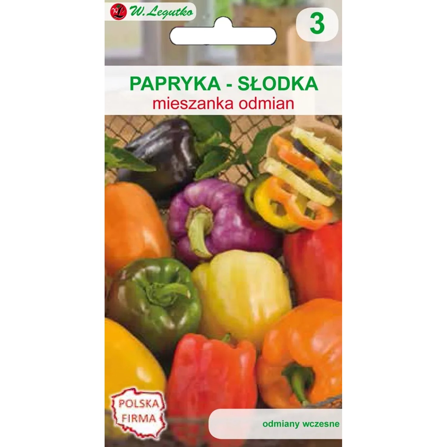 Papryka słodka odmian 0,7g