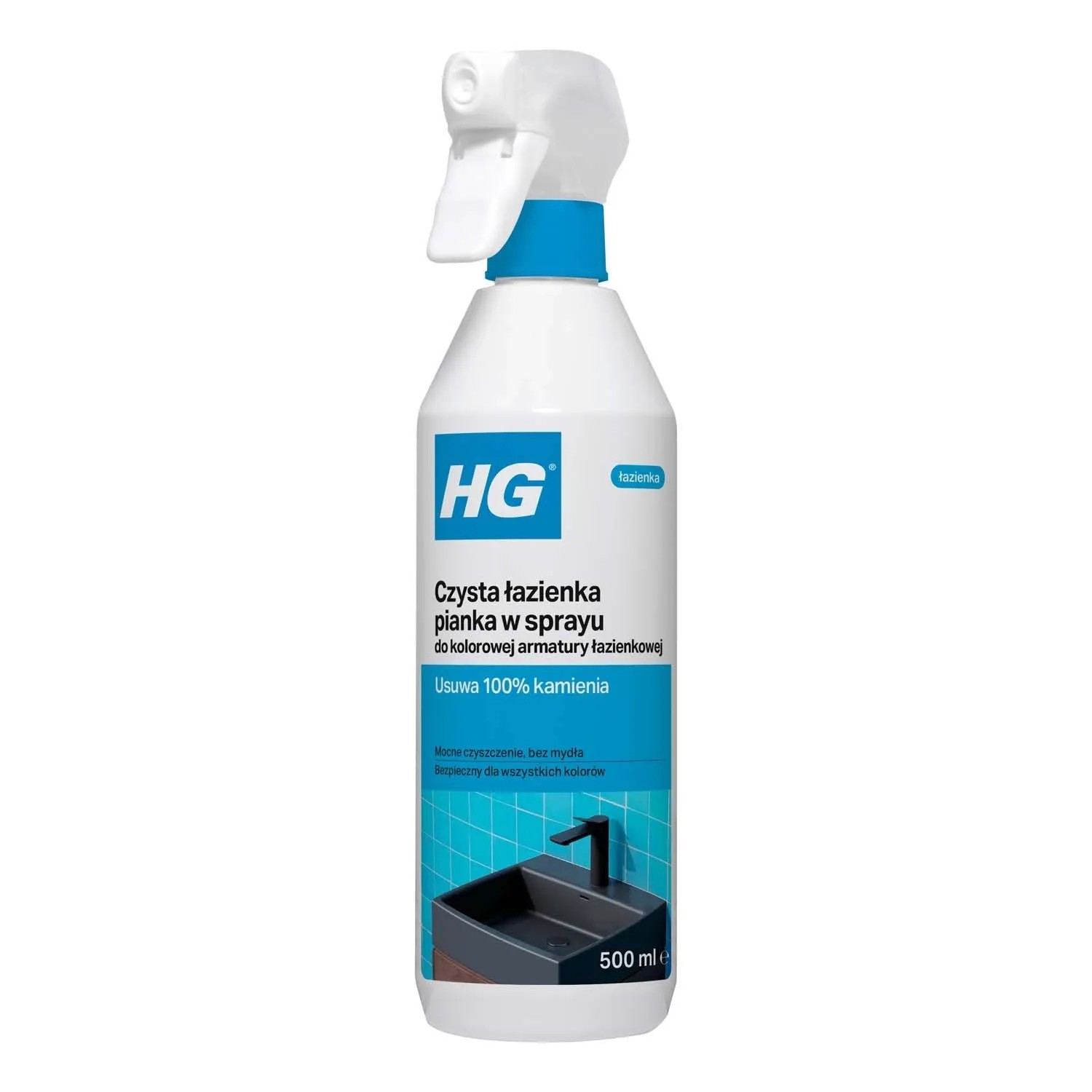HG Pianka w sprayu do kolorowej armatury łazienkowej 500 ml