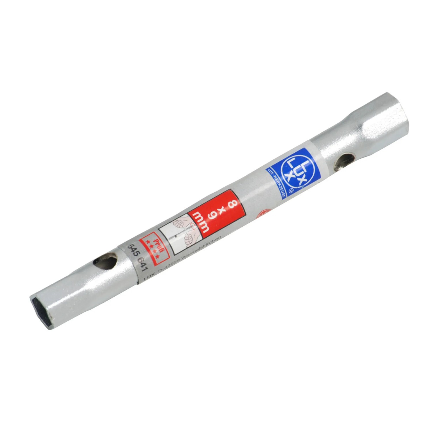 LUX-TOOLS Klucz nasadowy sześciokątny dwustronny 8 x 9 mm