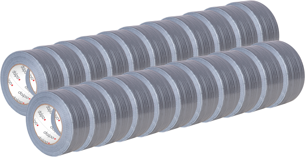 24x Taśma naprawcza Dalpo, 48mm x 25m, srebrny