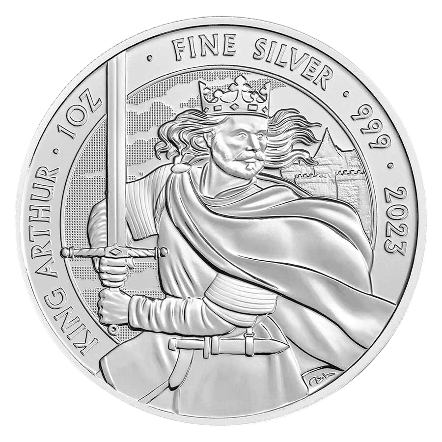 Srebrna moneta Mity i Legendy: King Arthur 1 uncja - wysyłka 24 h! - Mennica Skarbowa