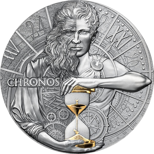 Srebrna moneta Dwoistość natury: Chronos 2 uncje 2023 - wysyłka 24 h! - Mennica Skarbowa