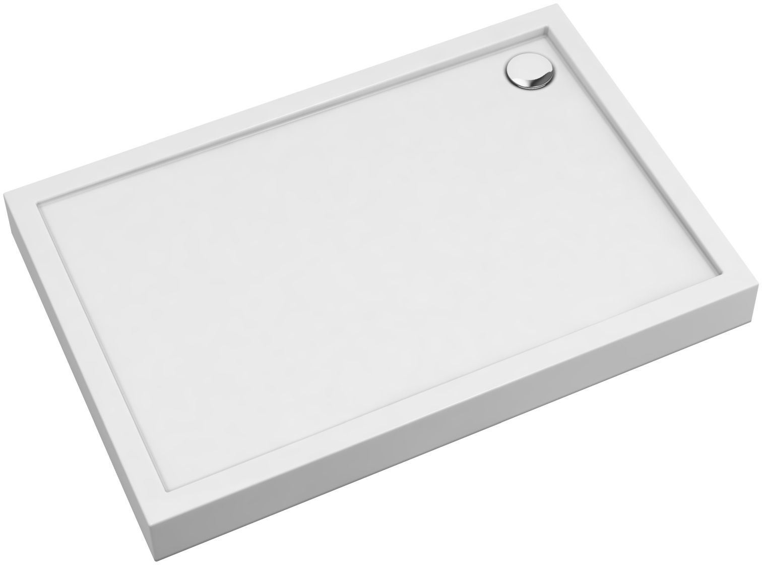 Omnires Camden brodzik prostokątny 100x70 cm biały CAMDEN70/100/PBP - Wysyłka w 24h