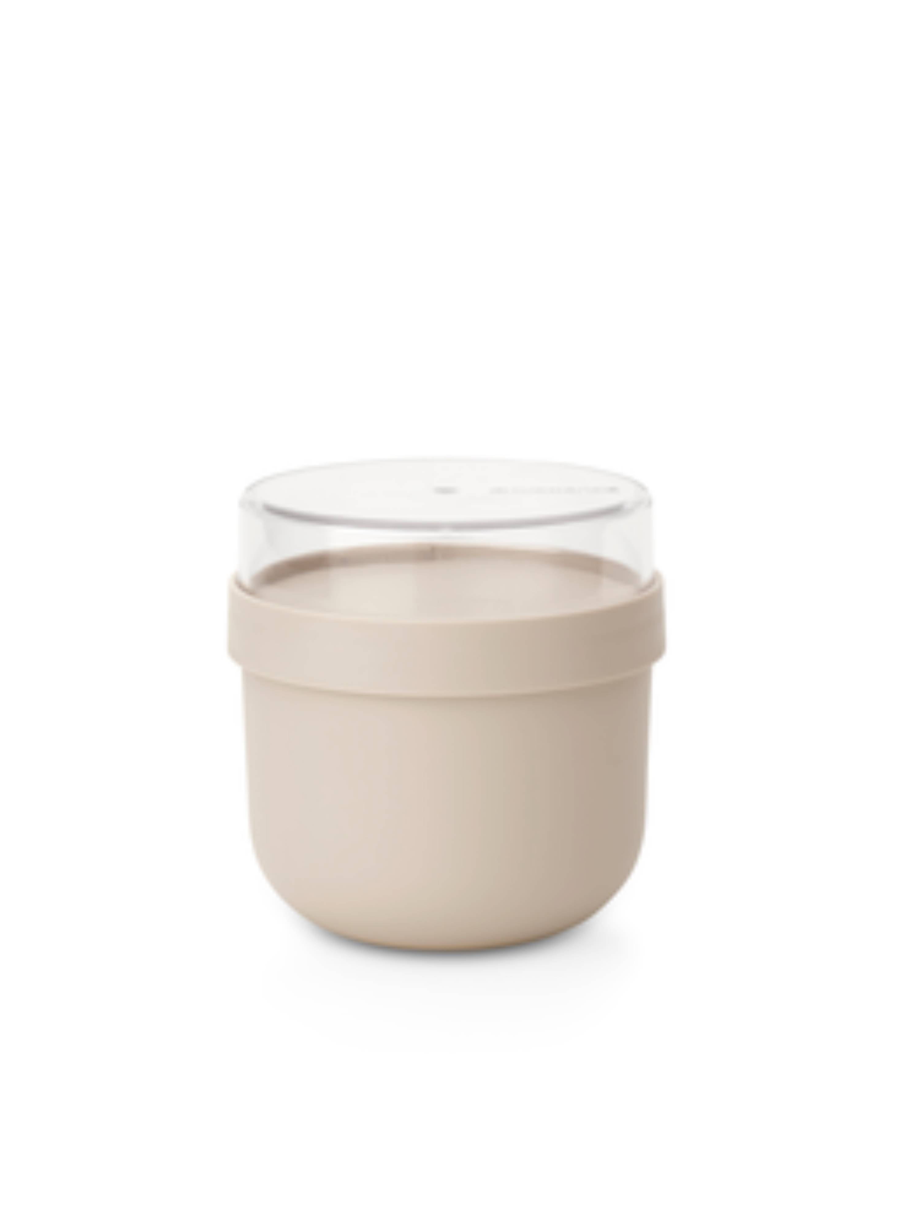 Brabantia Make & Take pudełko śniadaniowe 11x11x11,1 cm beżowy 241826