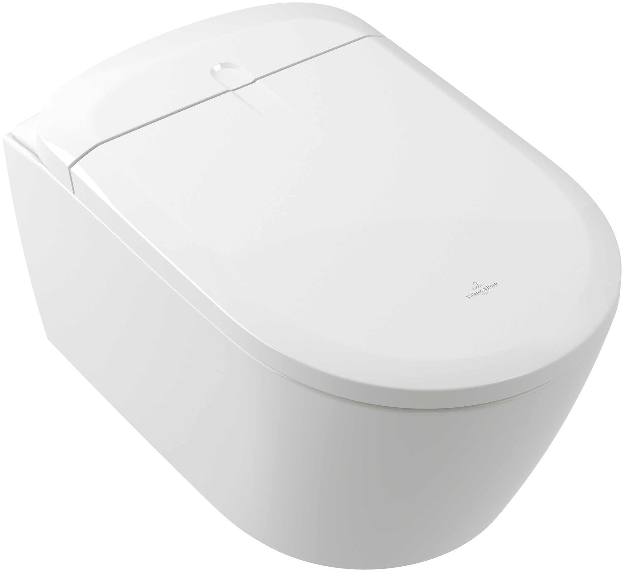 Villeroy & Boch Supreo toaleta myjąca wisząca bez kołnierza ze spłukiwaniem wirowym CeramicPlus Weiss Alpin V16EN2R1